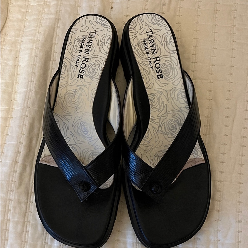 Taryn Rose Black Women's Sandals